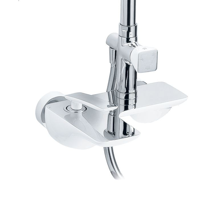 Стойка душевая Timo Helmi SX-1070/00-16 (712) chrome white