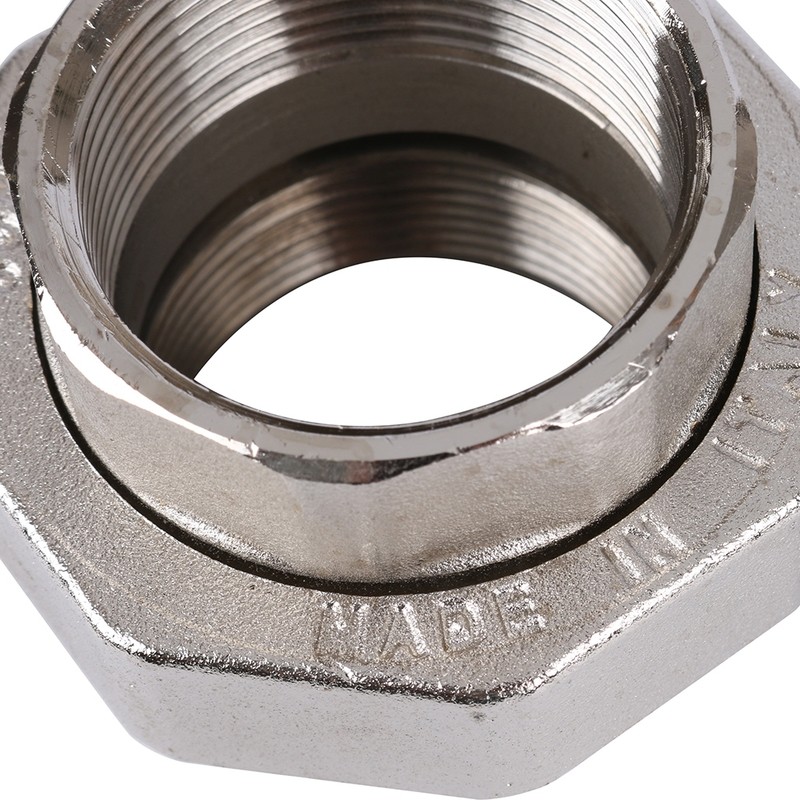 Разъемное соединение американка Stout SFT-0034-000112 1 1/2 дюйма никелированное с внутренней резьбой