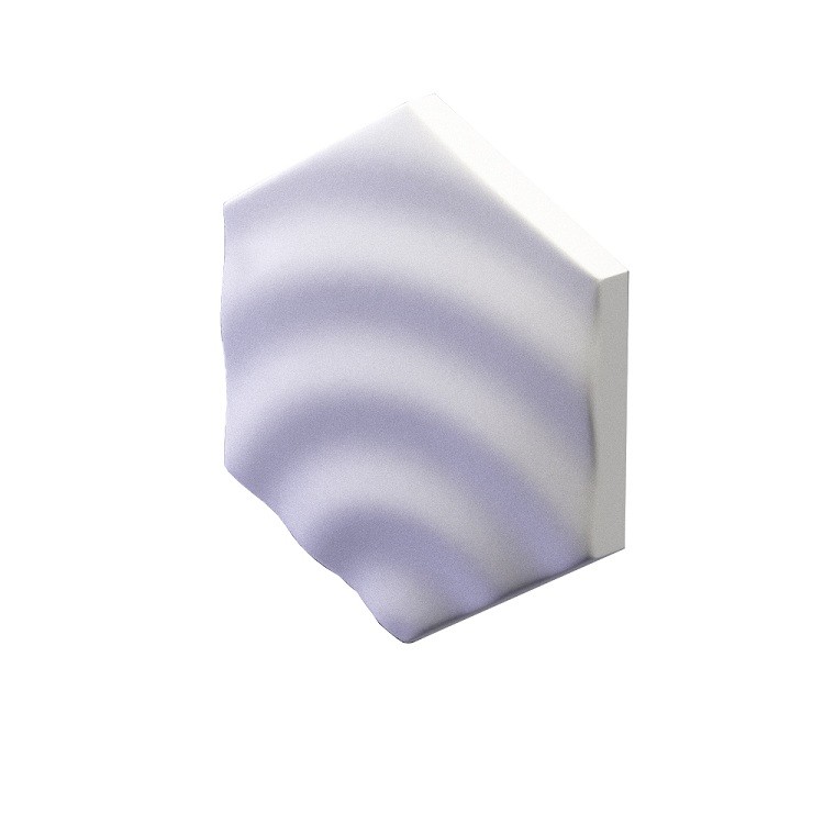 Дизайнерская 3D панель из гипса Artpole Heksa-drip 200x173 мм