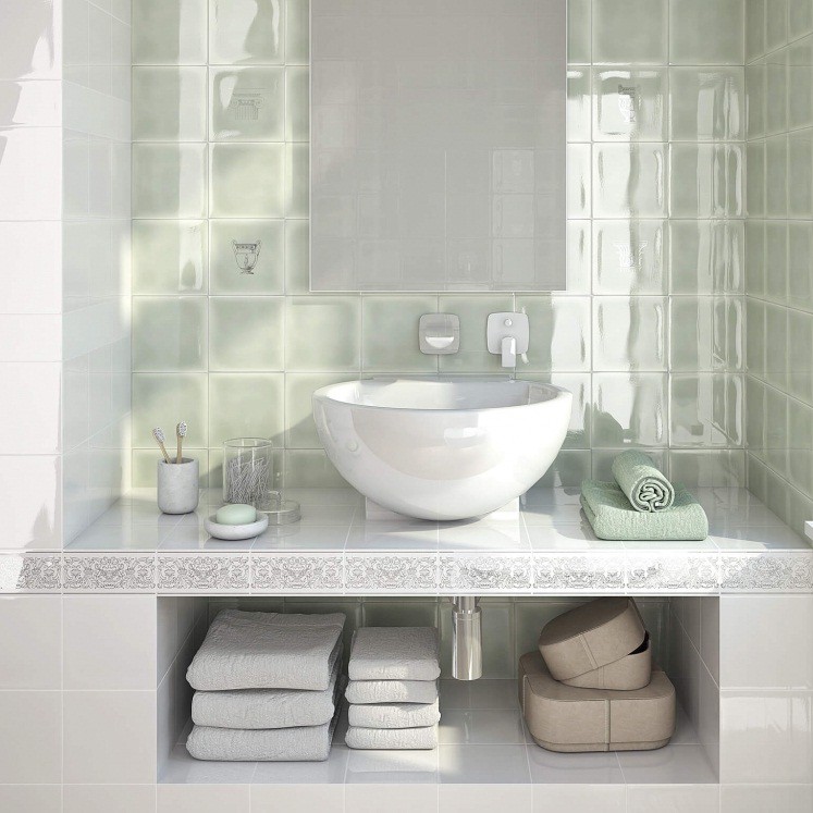 Плитка керамическая Kerama Marazzi 17009 Авеллино фисташковая 150х150 мм