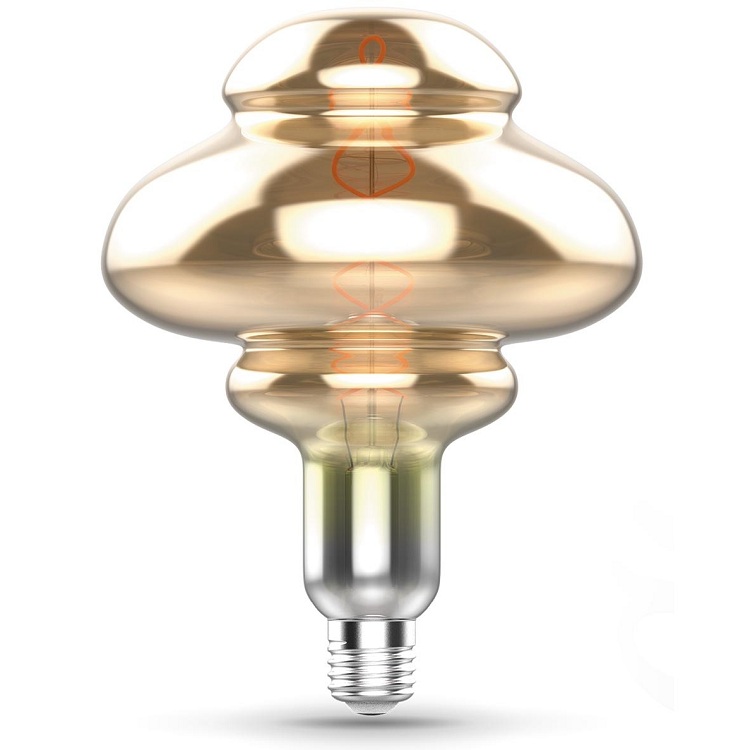 Лампа светодиодная Gauss 162802008 Vintage Filament BD160 Flexible 8W E27 Gray 2400К