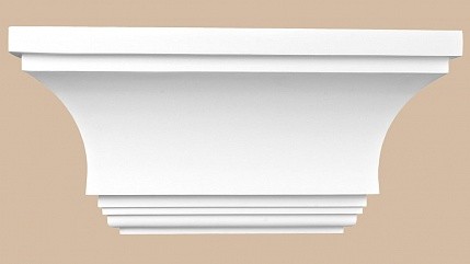 Капитель полиуретановая Decomaster 92824-3 250х515х160 мм