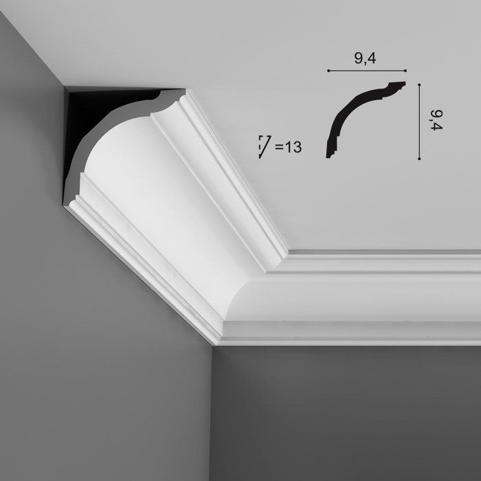 Карниз потолочный из дюрополимера Orac Decor Axxent CX127F 2000х94х94 мм