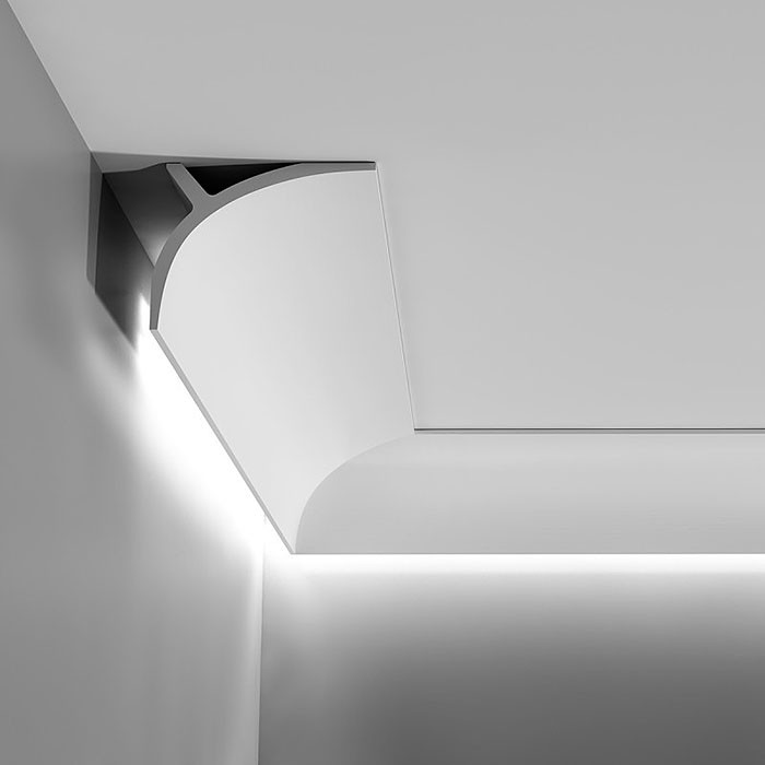 Карниз потолочный полиуретановый Orac Decor Luxxus C991 2000х140х110 мм