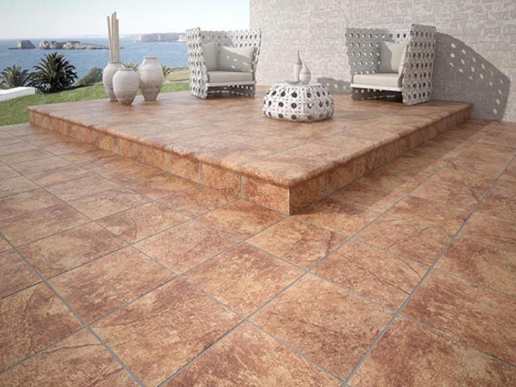 Плинтус клинкерный Gres de Aragon Jasper Rodapie Marron 330х80 мм