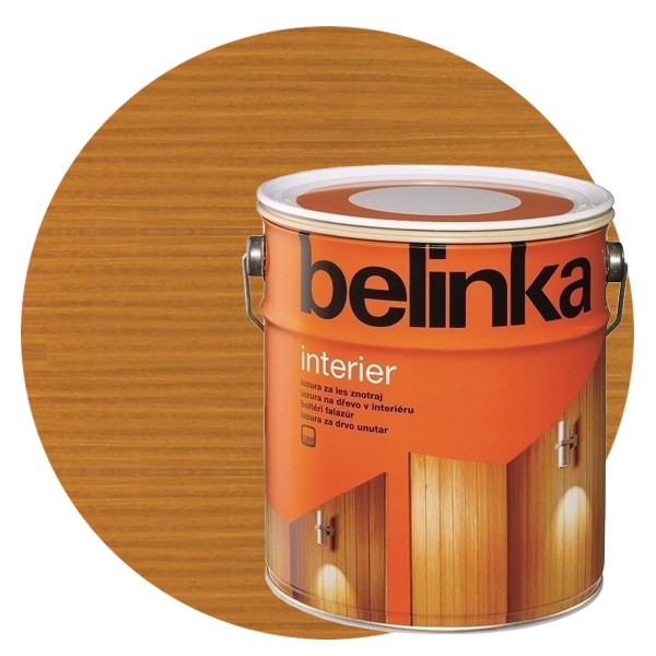 Пропитка для древесины Belinka Interier № 64 Горчично-желтый 2,5 л