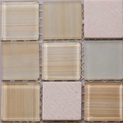 Мозаика из стекла и мрамора Natural Madras MSD-429