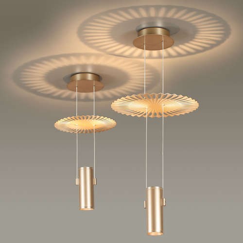 Светильник подвесной Odeon Light Astra 3856/2L золото GU10 2х50W 220V