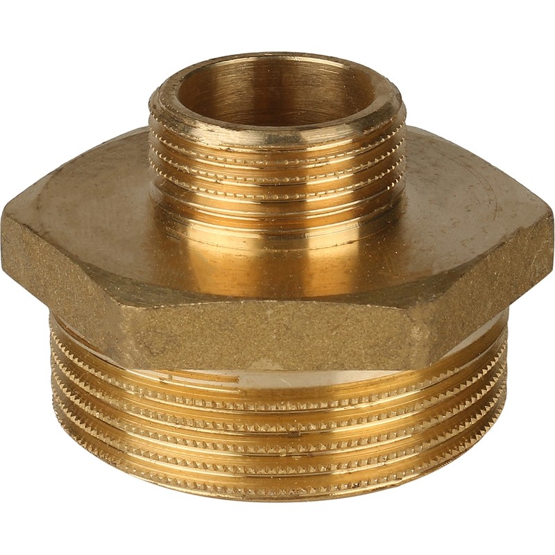 Ниппель переходной Stout SFT-0003-011234 1 1/2х3/4 дюйма с наружной резьбой