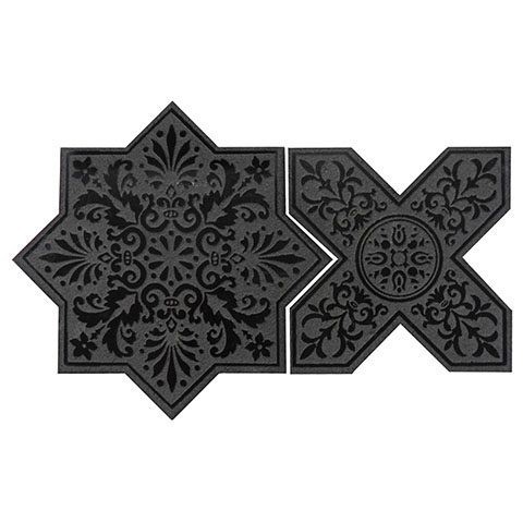 Мозаика из мрамора для пола Skalini Pantheon PNT-2 Black