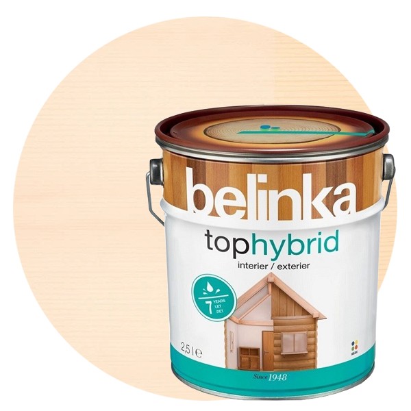 Пропитка для древесины Belinka Tophybrid №11 белая 2,5 л