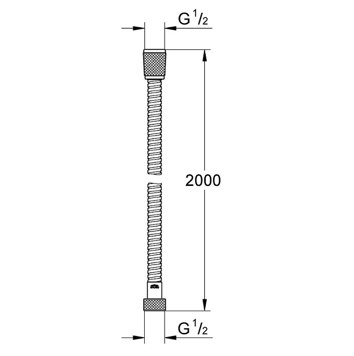 Душевой шланг Grohe Relexa 28145000 200 см