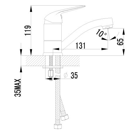 Смеситель для раковины Lemark Plus Advance LM1207C