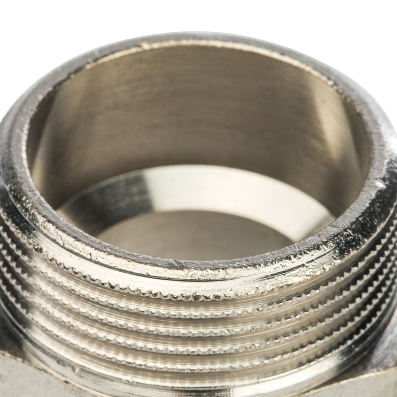 Ниппель переходной Stout SFT-0004-001141 1 1/4х1 дюйм никелированный с наружной резьбой
