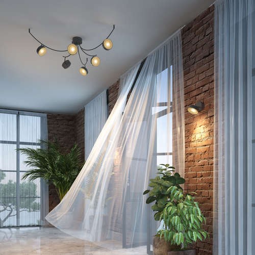 Светильник потолочный светодиодный Odeon Light Fineca 3812/42CL матовый черный 42W 220V