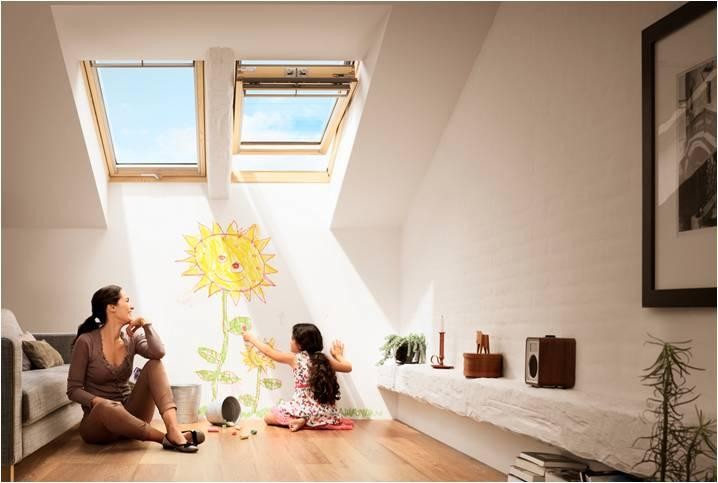 Окно мансардное Velux Premium GGL 3068 (CK02) 550x780 мм ручка сверху