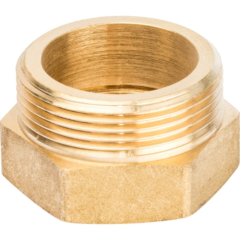 Разъемное соединение американка Stout SFT-0044-000114 1 1/4  дюйма уплотнение под гайкой по плоскости с внутренней и наружной резьбой
