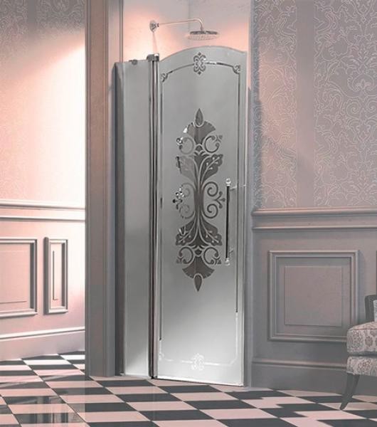 Душевая дверь в нишу Huppe Design Victorian DV0302.092.344 DX правое 900х1960 мм