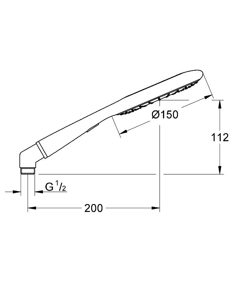 Ручной душ Grohe Rainshower Icon 27635000