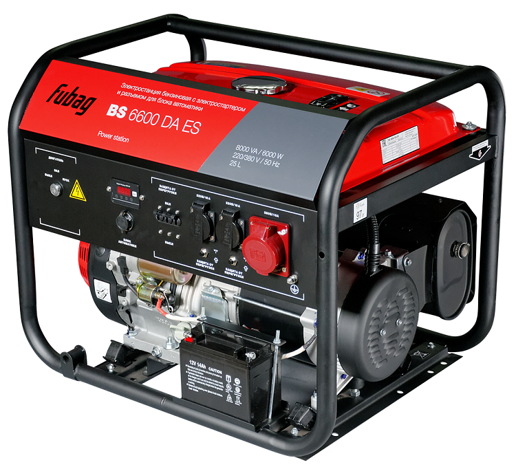 Бензиновый генератор Fubag BS 6600 DA ES