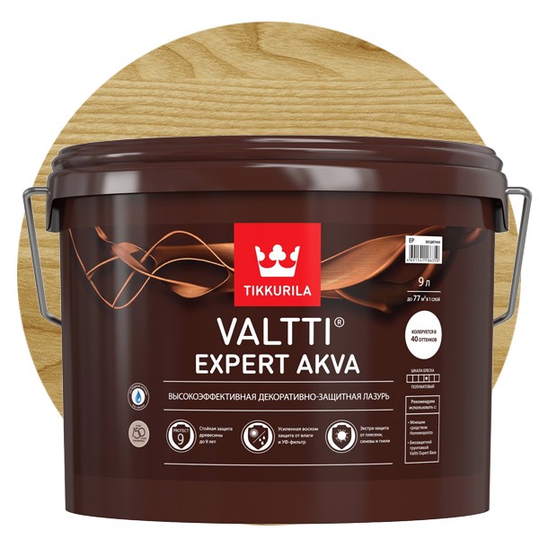 Антисептик Tikkurila Valtti Expert Akva орегон 9 л