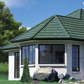 Черепица композитная Metrotile Metroshake II зеленая