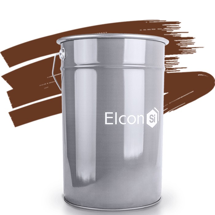 Эмаль Термостойкая  Elcon коричневая 0,8кг