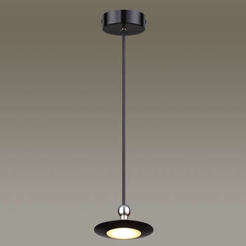 Подвес светодиодный Odeon Light Uliss 3811/7L черный глянцевый 7W 220V