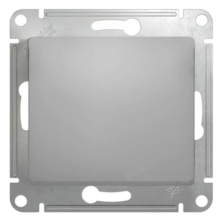 Механизм переключателя Schneider Electric Glossa GSL000361 одноклавишный проходной алюминий