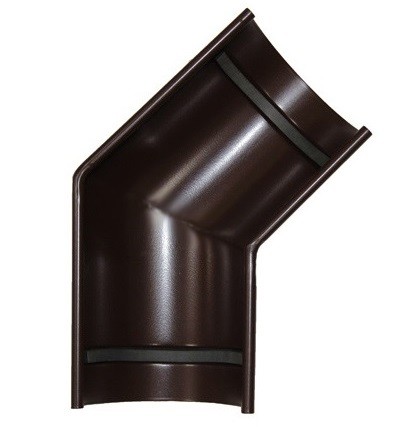 Угол желоба Linkor D120/100 мм универсальный 135 градусов RAL 8017 коричневый