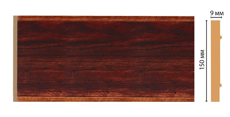 Панель декоративная Decomaster Золото B15-1084 2400х150 мм