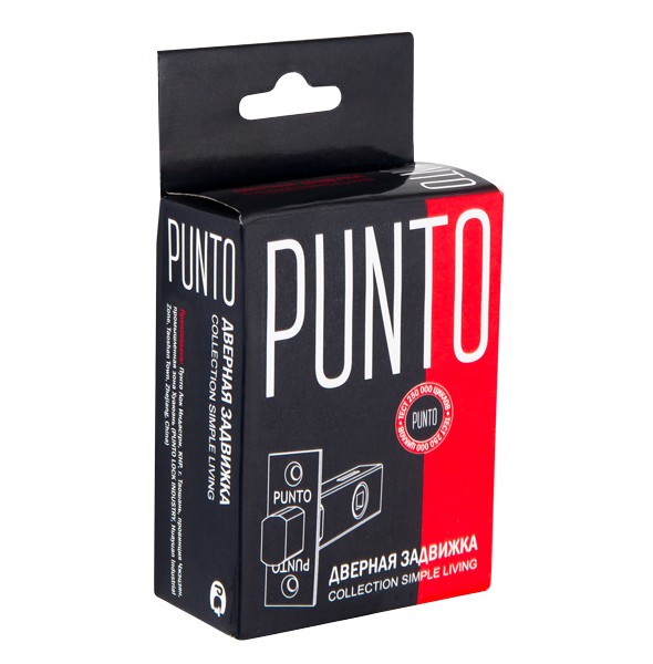 Задвижка врезная Punto DB-45 CP хром