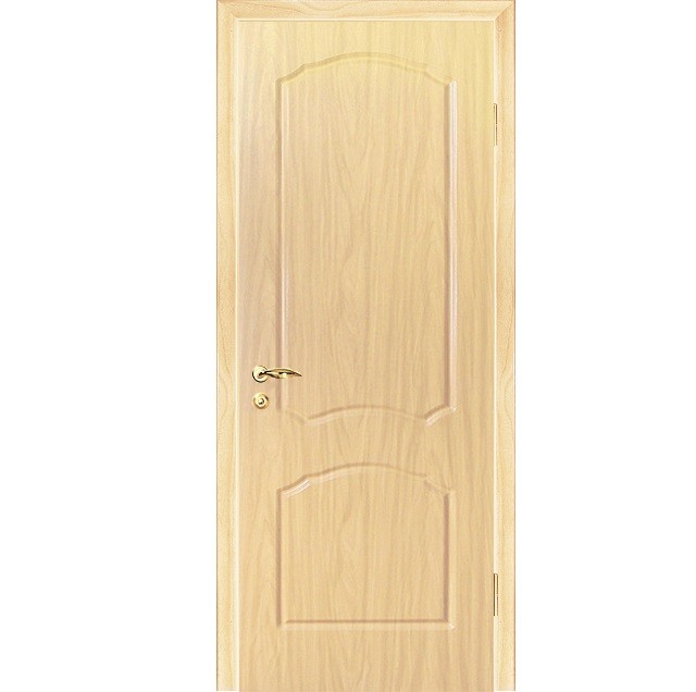 Дверное полотно Мариам Лидия ПВХ Беленый дуб глухое 1900х550 мм