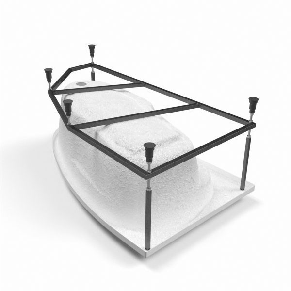 Каркас для акриловой ванны Cersanit Joanna 140 New в комплекте со сборочным пакетом