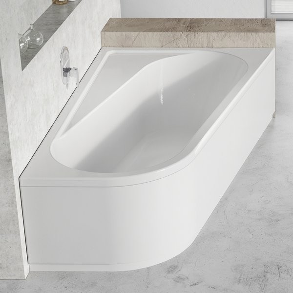 Ванна акриловая Ravak Chrome 1600х1050 мм правая белая