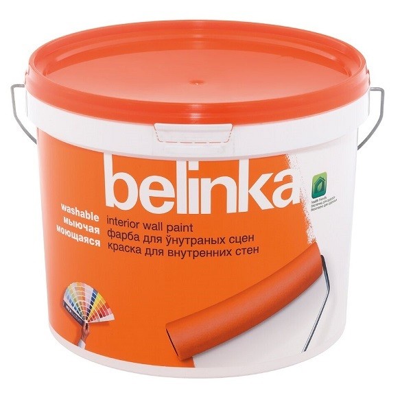 Краска моющаяся Belinka B3 белая 9,3 л