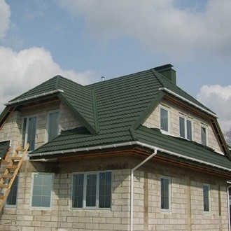 Черепица композитная Metrotile Mistral зеленая