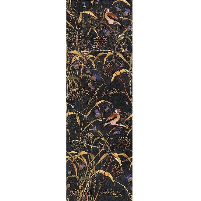 Плитка керамическая Kerama Marazzi SST/A01/12000R Астория птицы обрезная черная 750х250 мм
