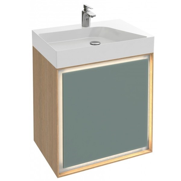 Тумба под раковину Jacob Delafon Rythmik Pure EB1770-M53 640х452х650 мм матовый серый антрацит