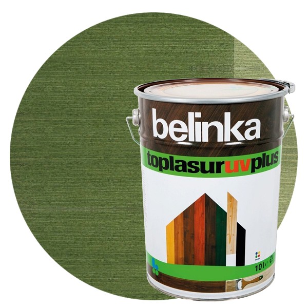 Пропитка для древесины Belinka Toplasur №19 зеленая 10 л