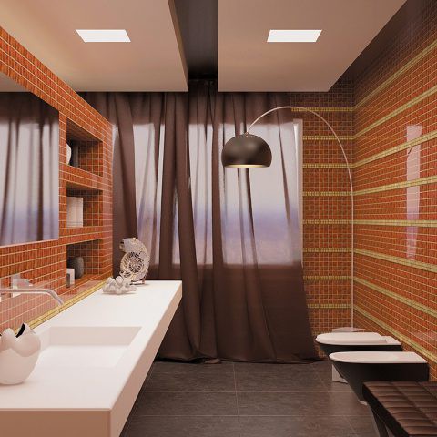 Мозаика из мрамора Skalini Mercury MRC Caramel-2