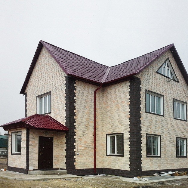 Панель фасадная Docke Burg Льняная 946х445 мм