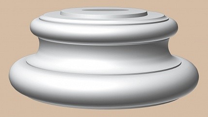 Основание полиуретановое Decomaster 90030-4 D500х200 мм
