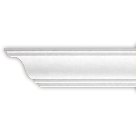 Плинтус потолочный полиуретановый Decomaster DS 336AF 1200х67х67 мм