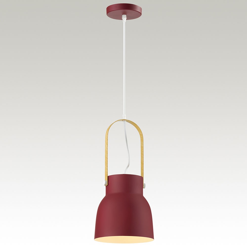 Светильник подвесной Lumion Ruby 3794/1 красный E27 1х60W 220V