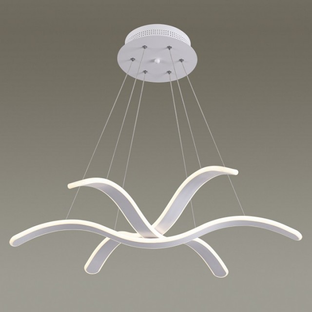 Светильник подвесной светодиодный Odeon Light Parafango 3839/72L белый 72W 220V с пультом