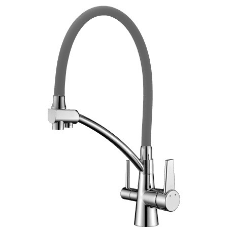 Смеситель для кухни Lemark Comfort LM3070C-Gray