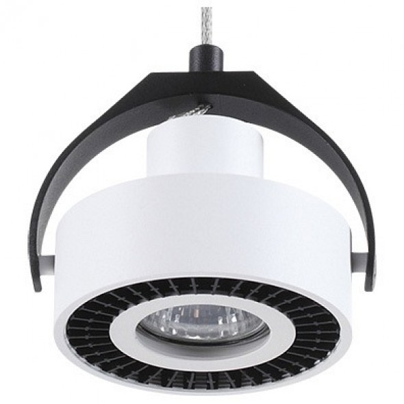 Светильник подвесной Odeon Light Satelium 3817/1 белый с черным GU10 50W 220V
