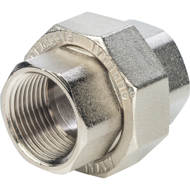 Разъемное соединение американка Stout SFT-0034-000001 1 дюйм никелированное с внутренней резьбой