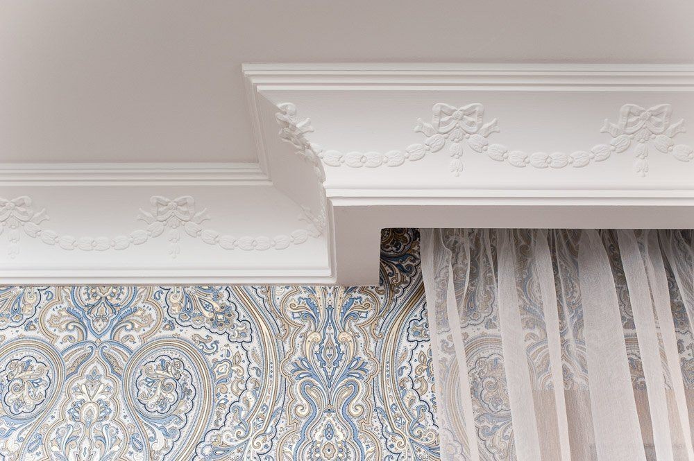 Карниз потолочный полиуретановый Orac Decor Luxxus C218F 2000х120х150 мм